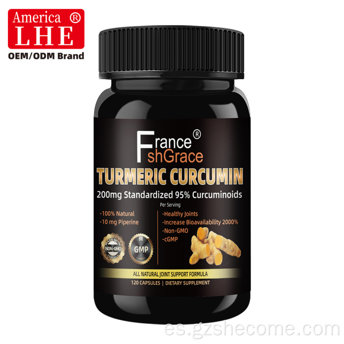 Suplementos de absorción aumentada de cúrcuma y curcumina Shecome